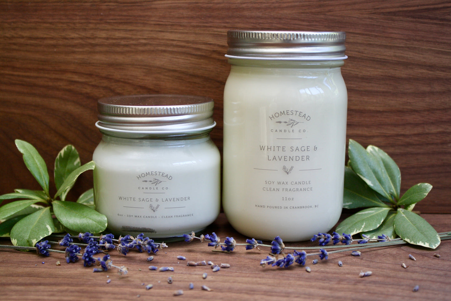 White Sage and Lavender Candle