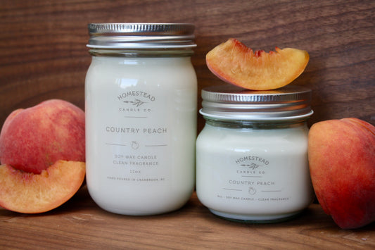 Country Peach Candle