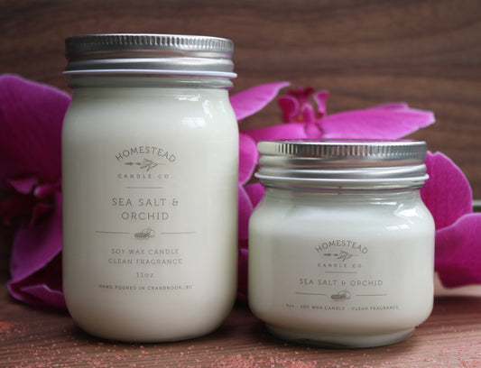 Sea Salt and Orchid Candle